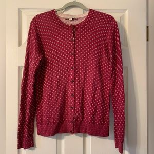 Maroon cardigan by Loft